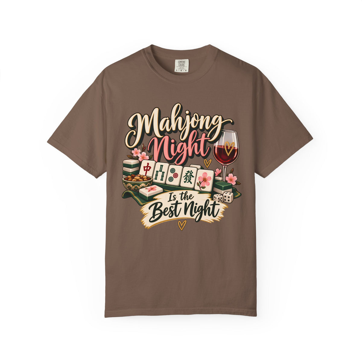 Mahjong Night Is the Best Night Comfort Colors T-Shirt — Mahjong Gift
