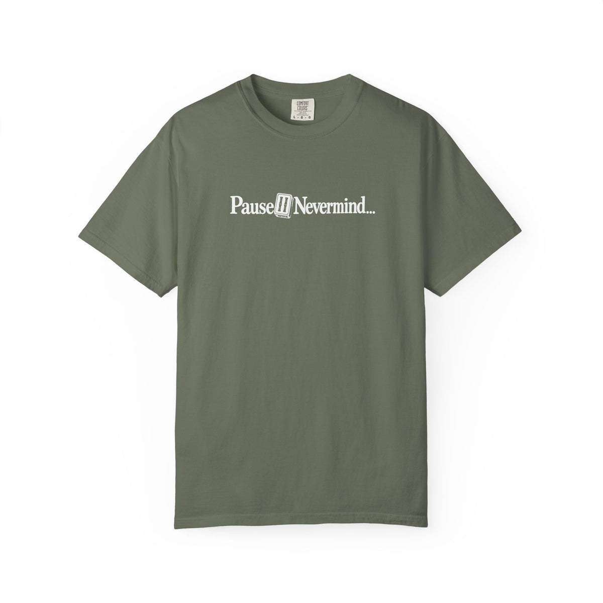 Pause Nevermind Mahjong Comfort Colors T-Shirt — Funny Mahjong Gift