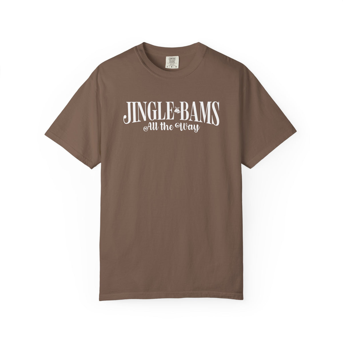 Jingle Bams All the Way Comfort Colors T-Shirt — Funny Christmas Mahjong Gift