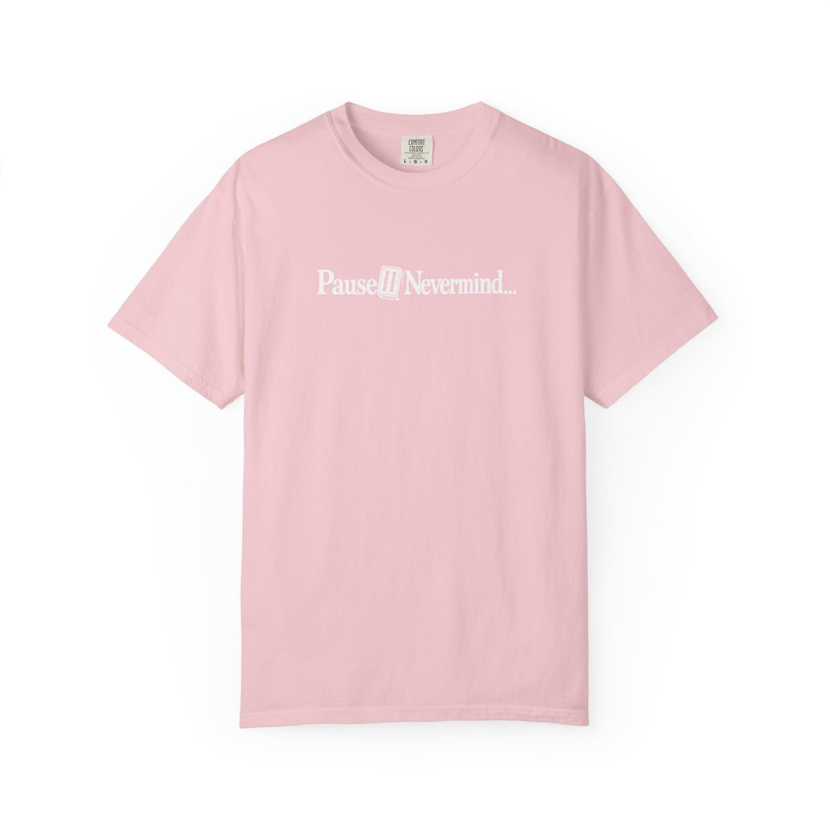 Pause Nevermind Mahjong Comfort Colors T-Shirt — Funny Mahjong Gift
