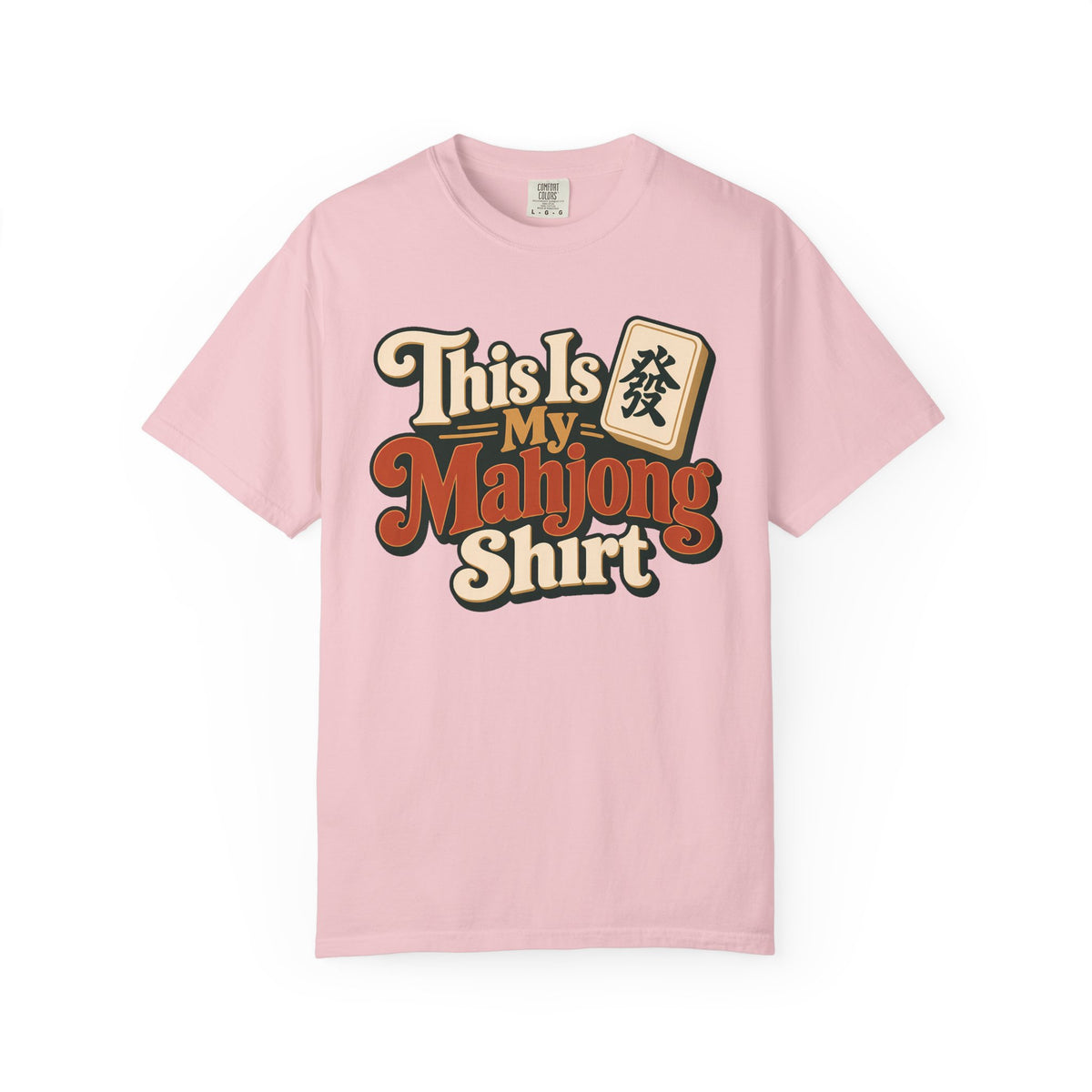 This Is My Mahjong Shirt Retro Comfort Colors T-Shirt — Funny Mahjong Gift