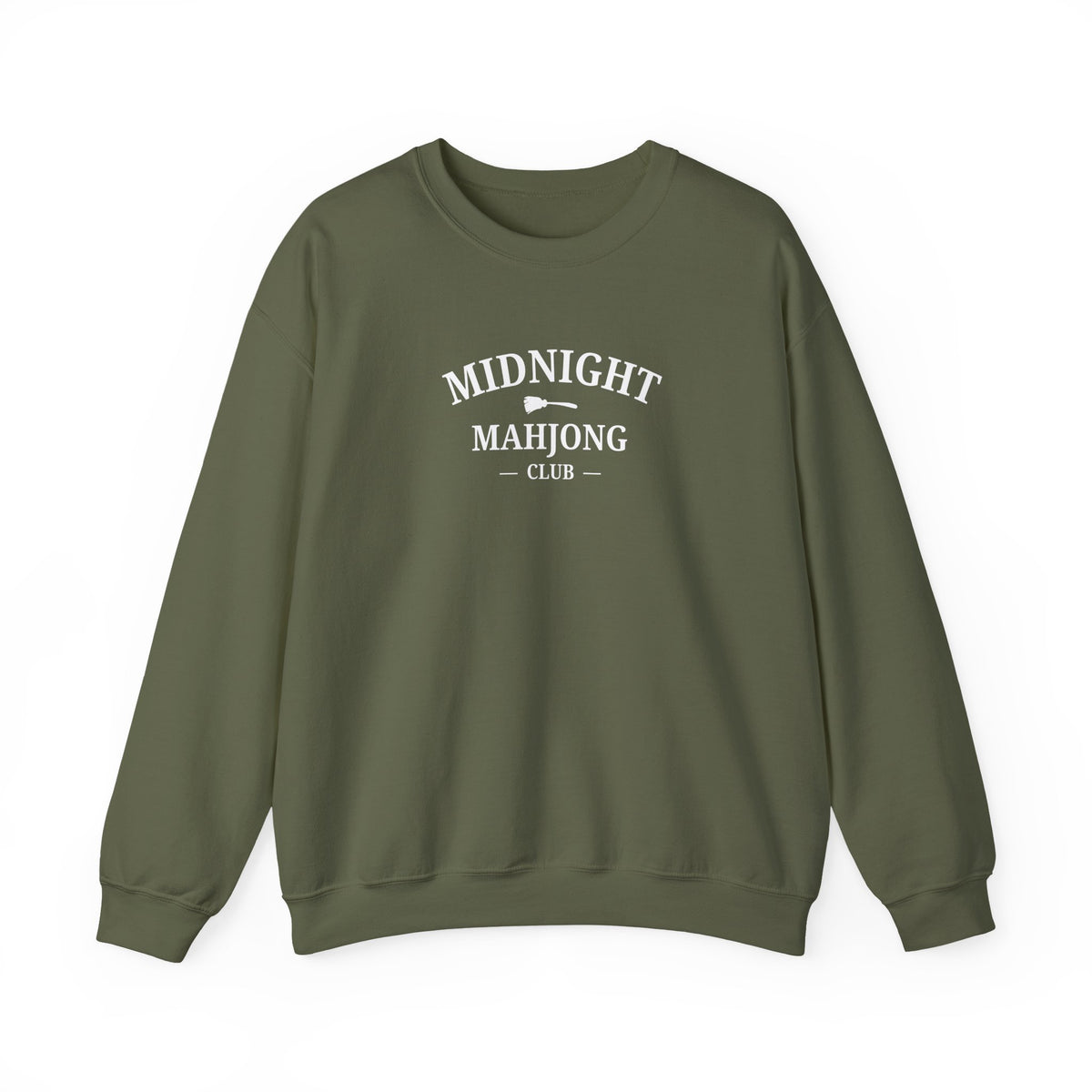 Midnight Mahjong Club Gildan Sweatshirt — Witchy Mahjong Club Gift