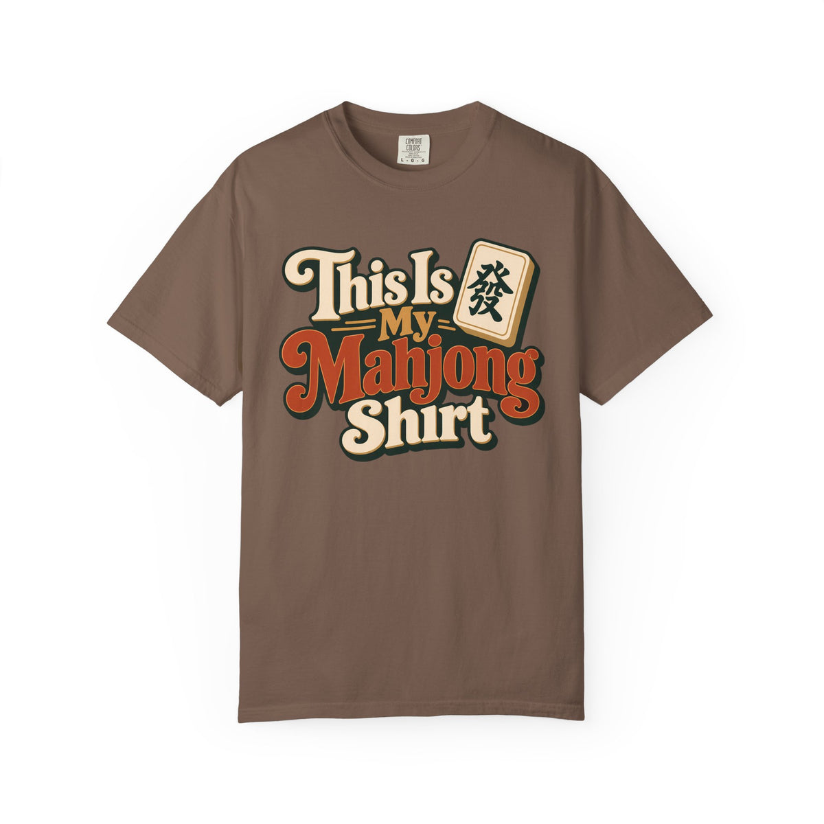 This Is My Mahjong Shirt Retro Comfort Colors T-Shirt — Funny Mahjong Gift