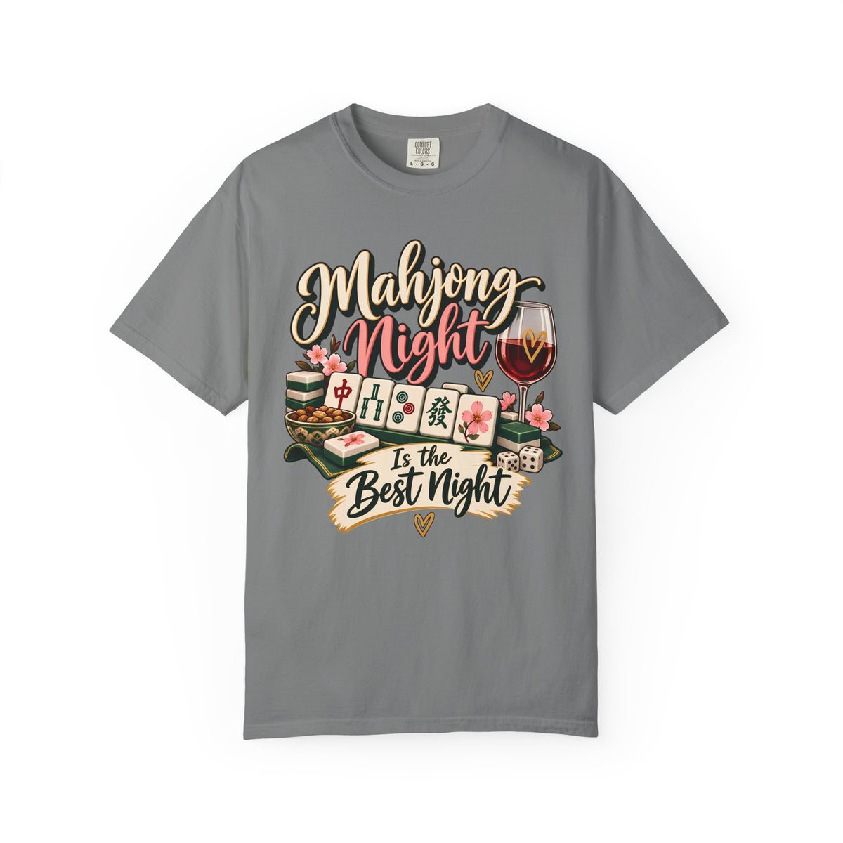Mahjong Night Is the Best Night Comfort Colors T-Shirt — Mahjong Gift