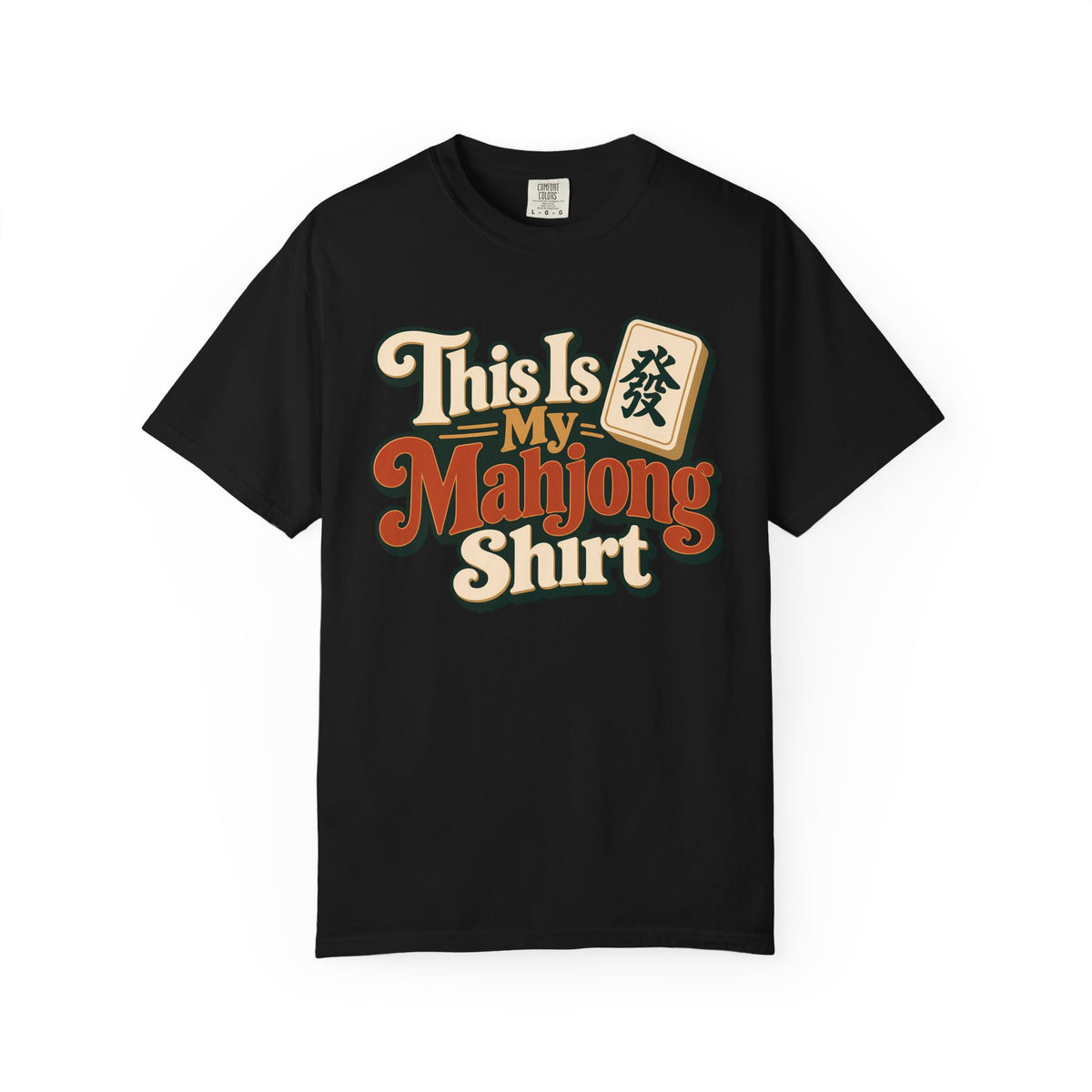 This Is My Mahjong Shirt Retro Comfort Colors T-Shirt — Funny Mahjong Gift