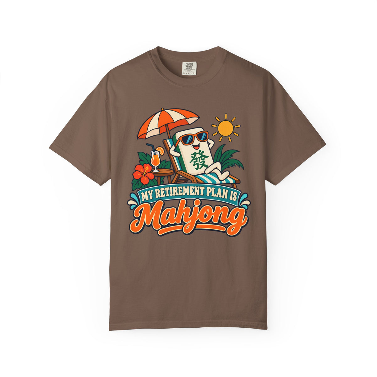 My Retirement Plan Is Mahjong Comfort Colors T-Shirt — Funny Retirement Gift