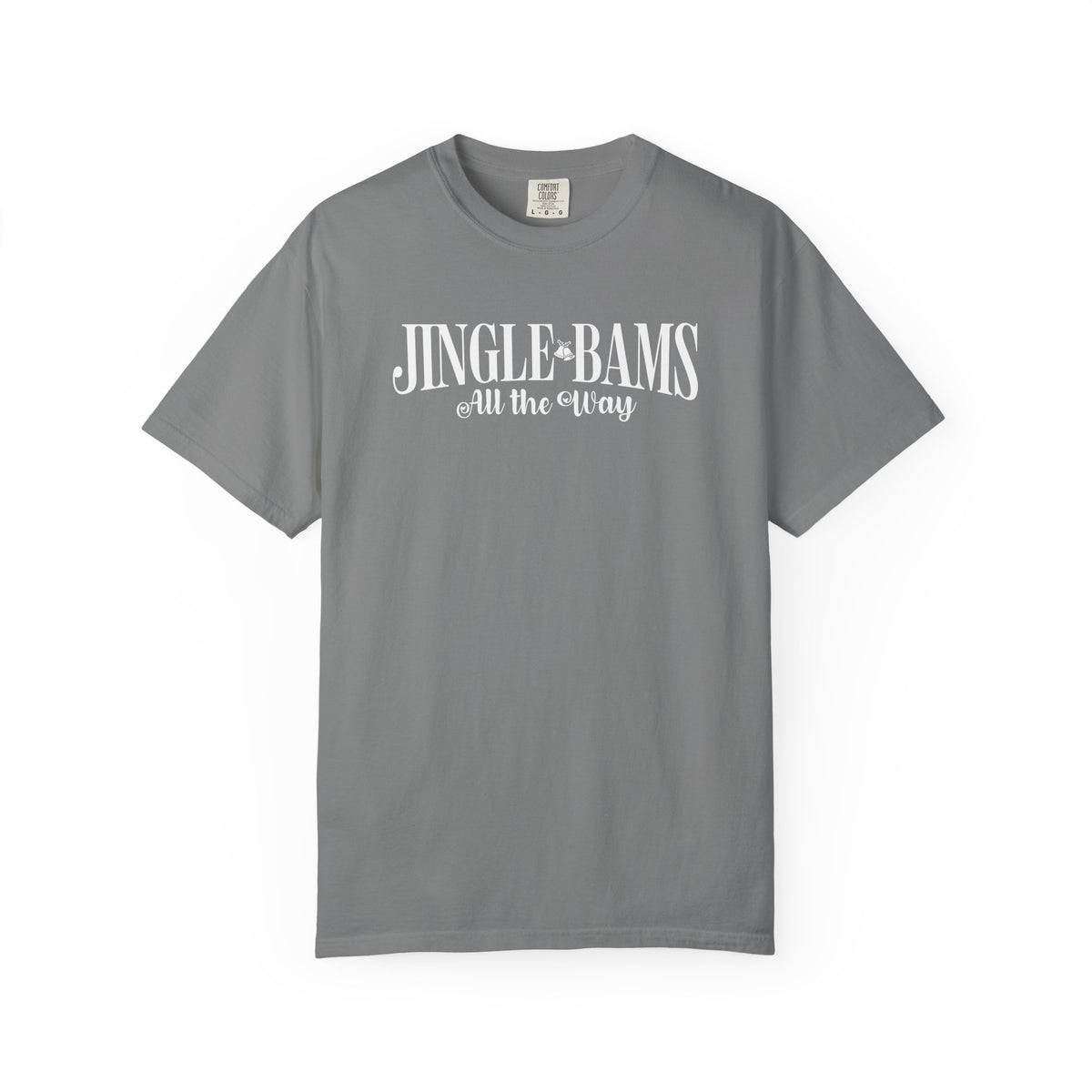 Jingle Bams All the Way Comfort Colors T-Shirt — Funny Christmas Mahjong Gift