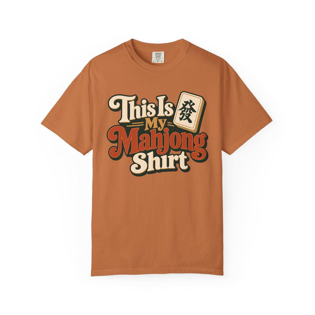 This Is My Mahjong Shirt Retro Comfort Colors T-Shirt — Funny Mahjong Gift